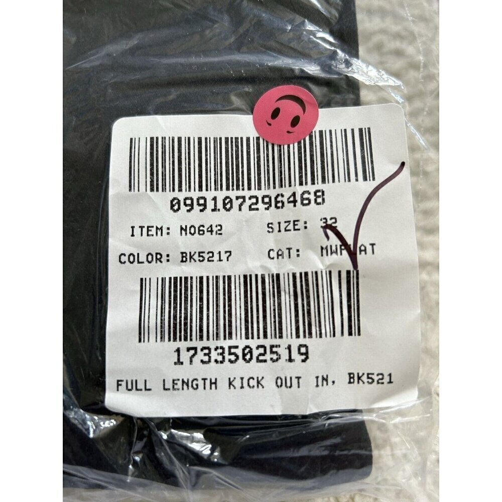 Madewell Womens Mid-Rise Full Length Kick Out Black Denim Jeans Size 32 - Picture 14 of 15